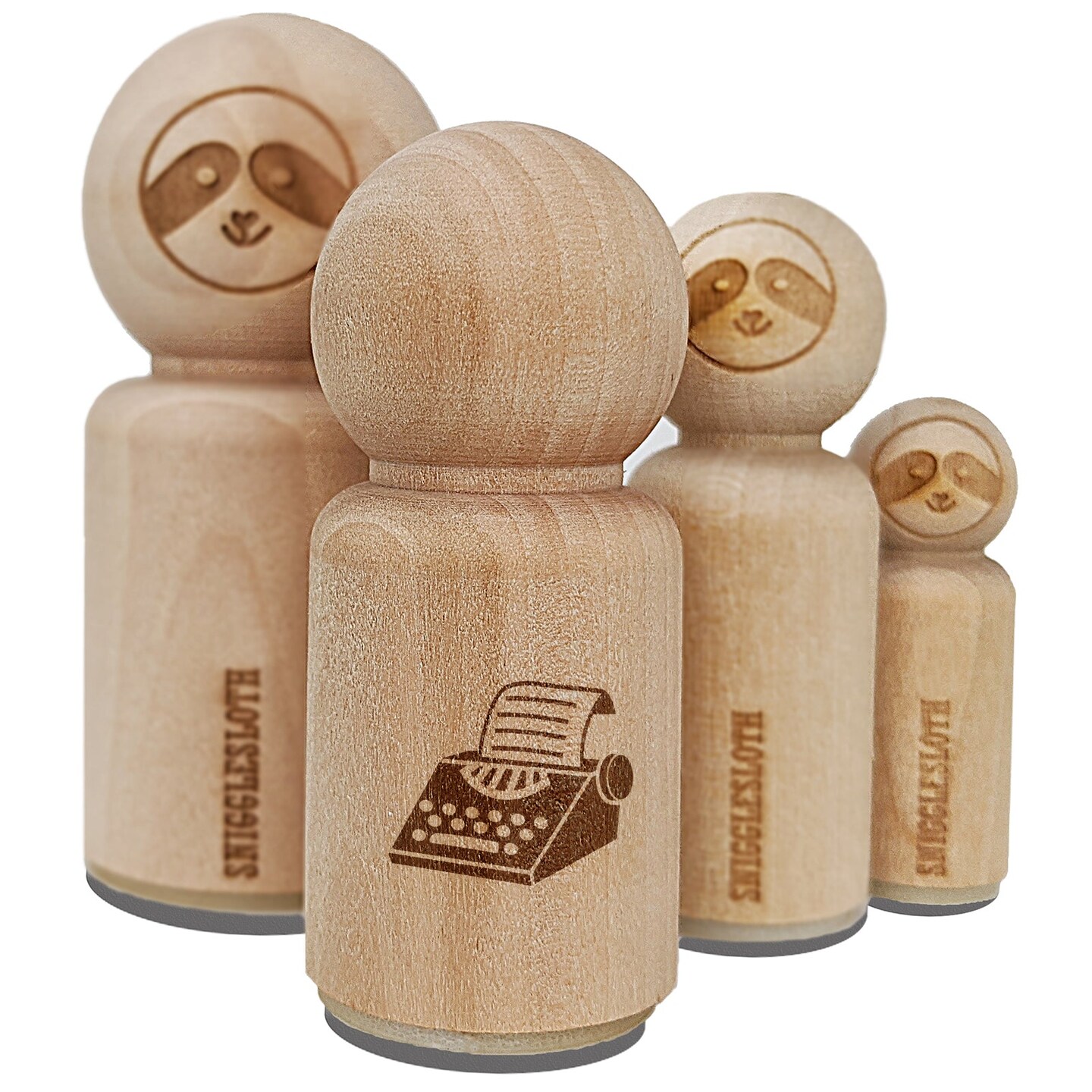 Old Typewriter Icon for Novels Books and Letters Rubber Stamp for Stamping Crafting Planners