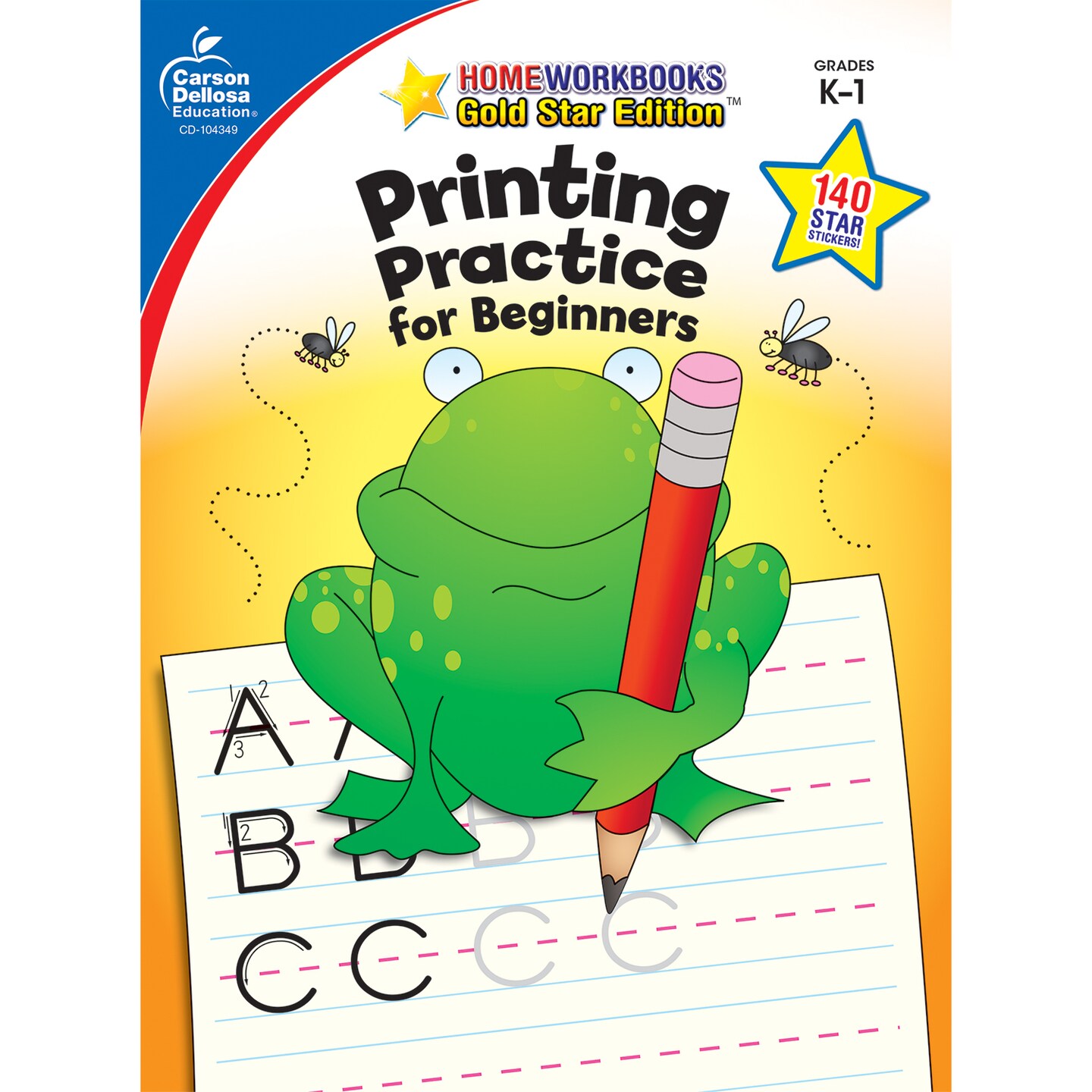 Carson Dellosa Printing Practice for Beginners, Grades K - 1 Workbook ...