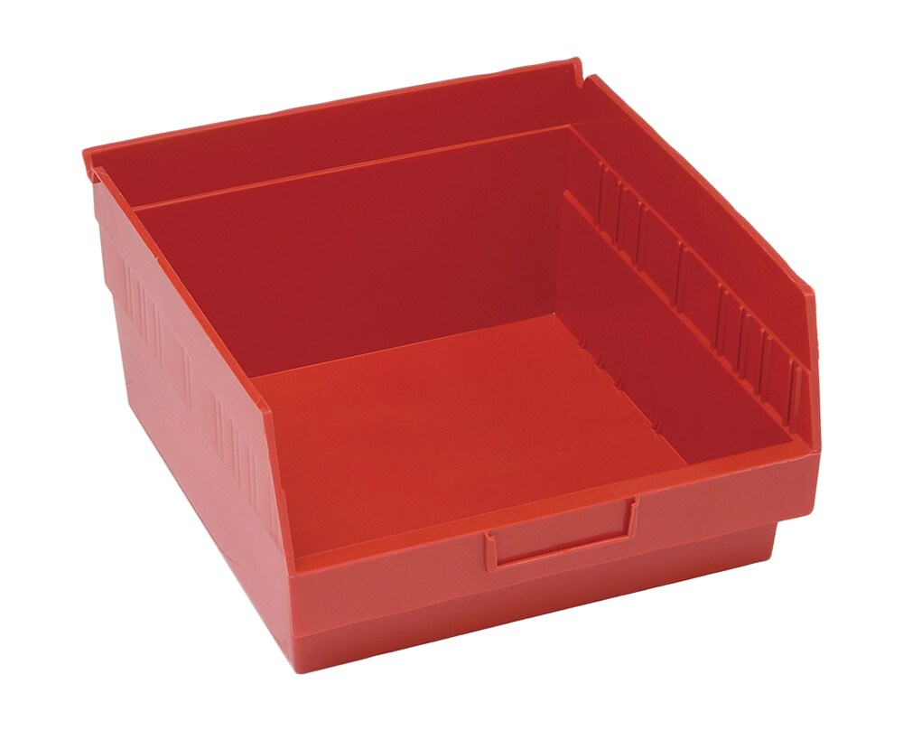 Red Plastic Multi-Purpose Bin 6 Pack