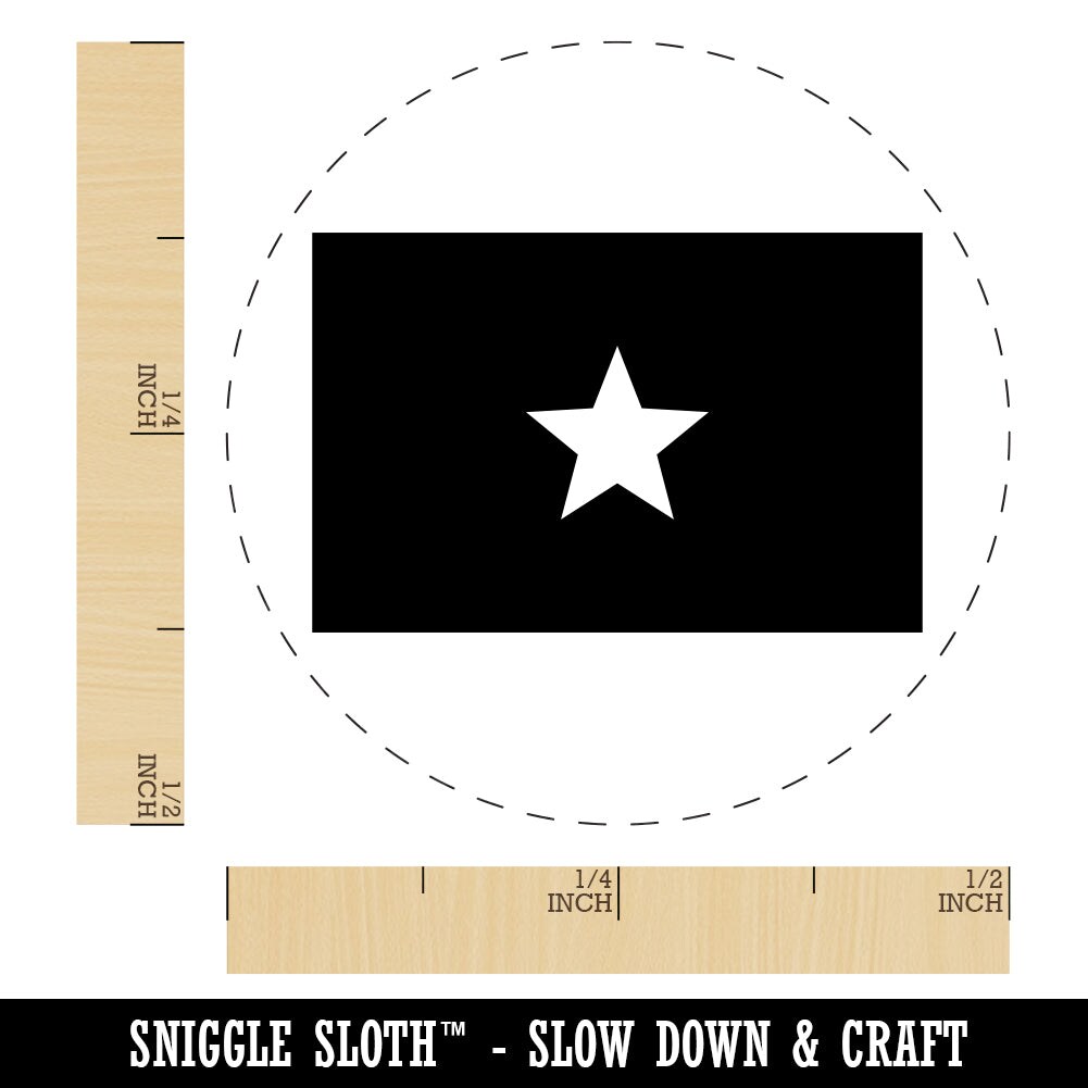 Vietnam Flag Rubber Stamp for Stamping Crafting Planners