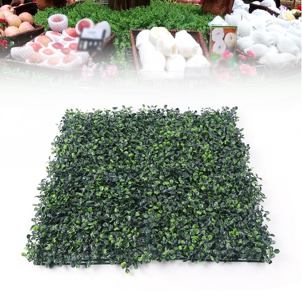 Kitcheniva 12pcs Artificial Boxwood Wall Hedge Mat 20x20&#x22;