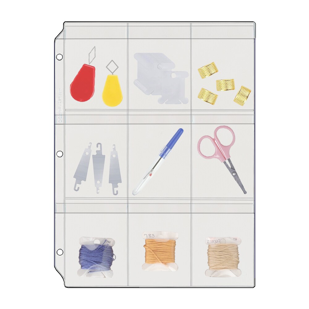 StoreSMART - Embroidery / Cross Stitch Storage Variety Pack - 12 Pieces