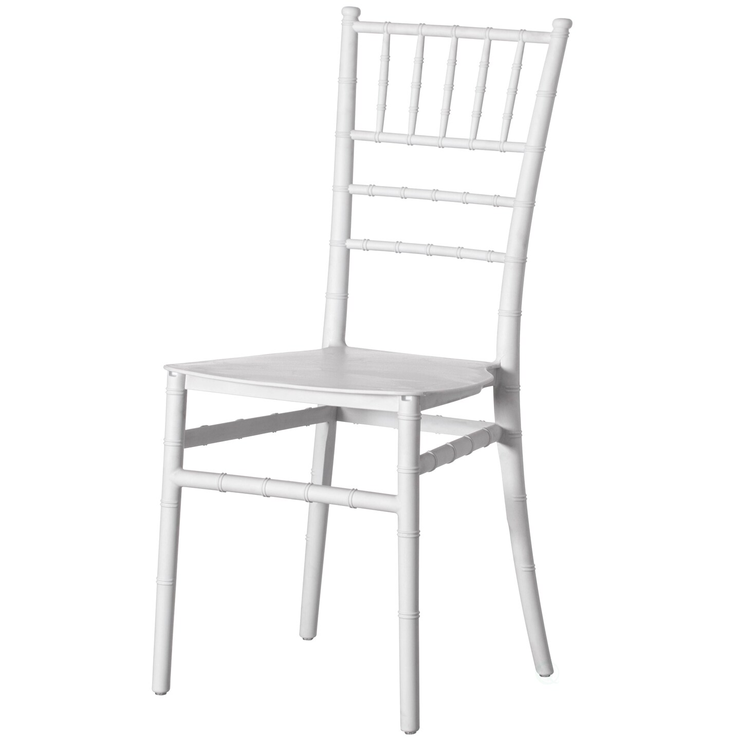 Modern White Stackable Chiavari Dining Chair, Seating for Dining, Events and Weddings, Party Chair, White