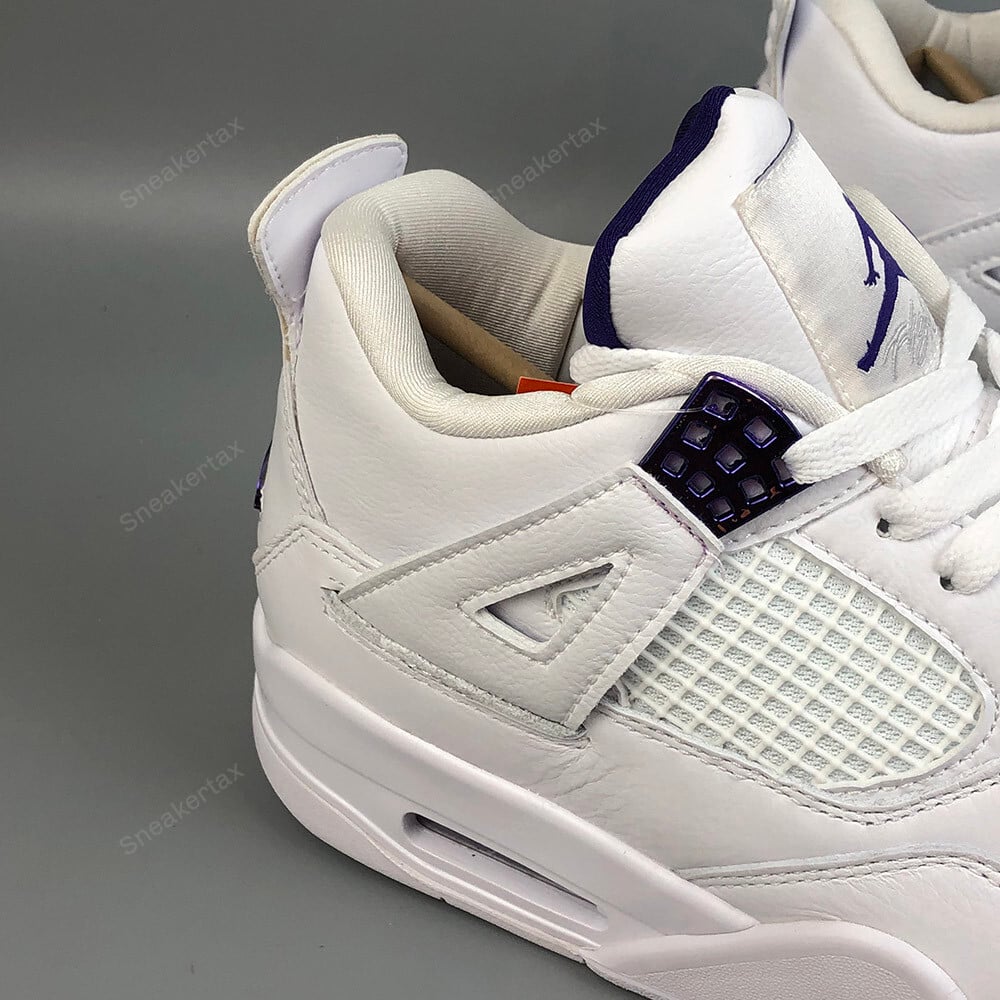 Jordan 4 White Court Purple-Metallic Silver product 5