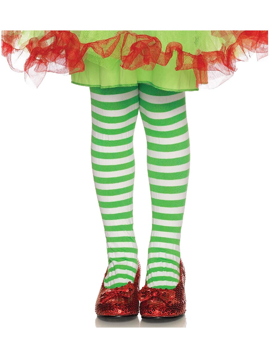 Childs Tights Green Costume Accessories
