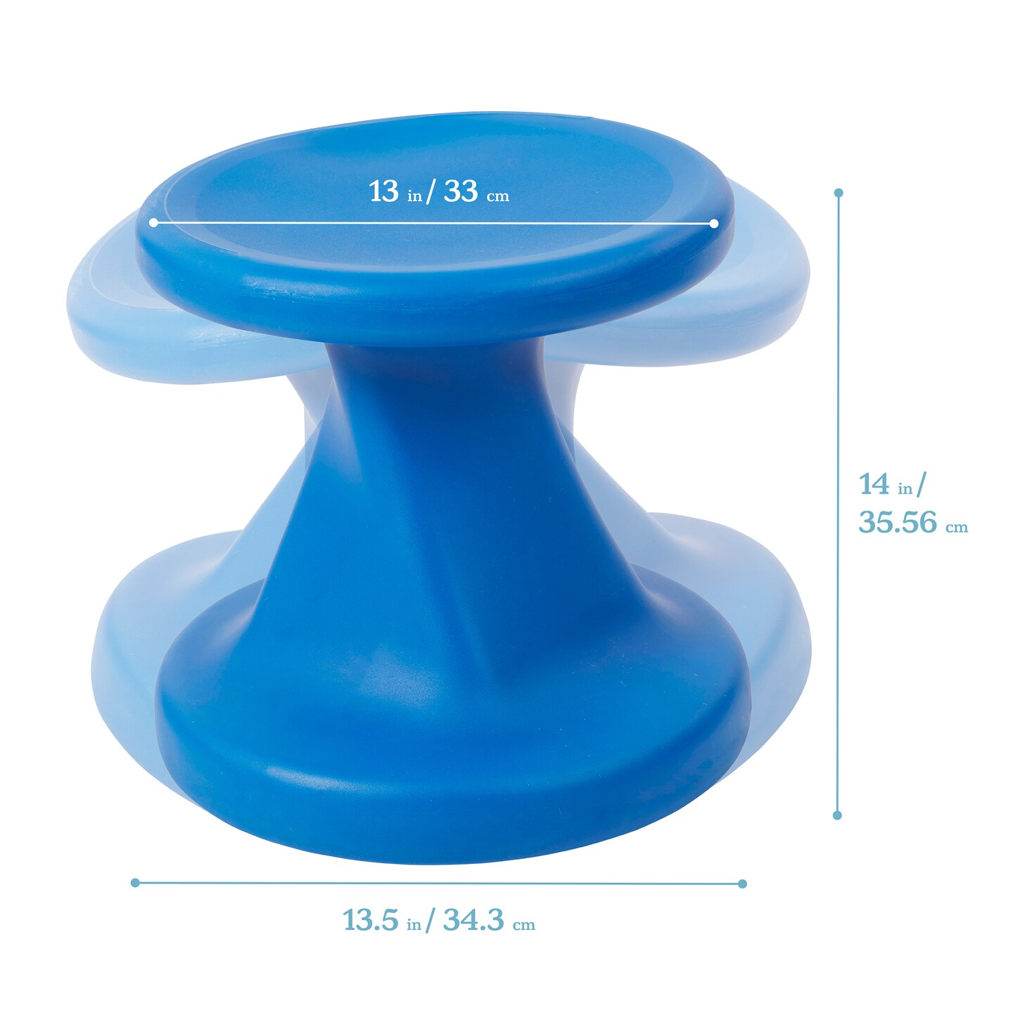 Twist Wobble Stool, 14in Seat Height, Active Seating