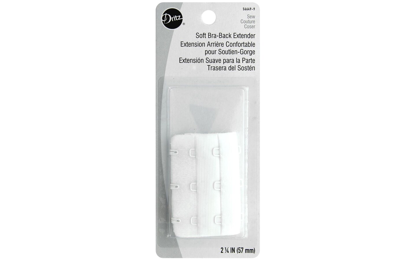 Dritz Soft Bra Back Extender 2 1/4" White Michaels