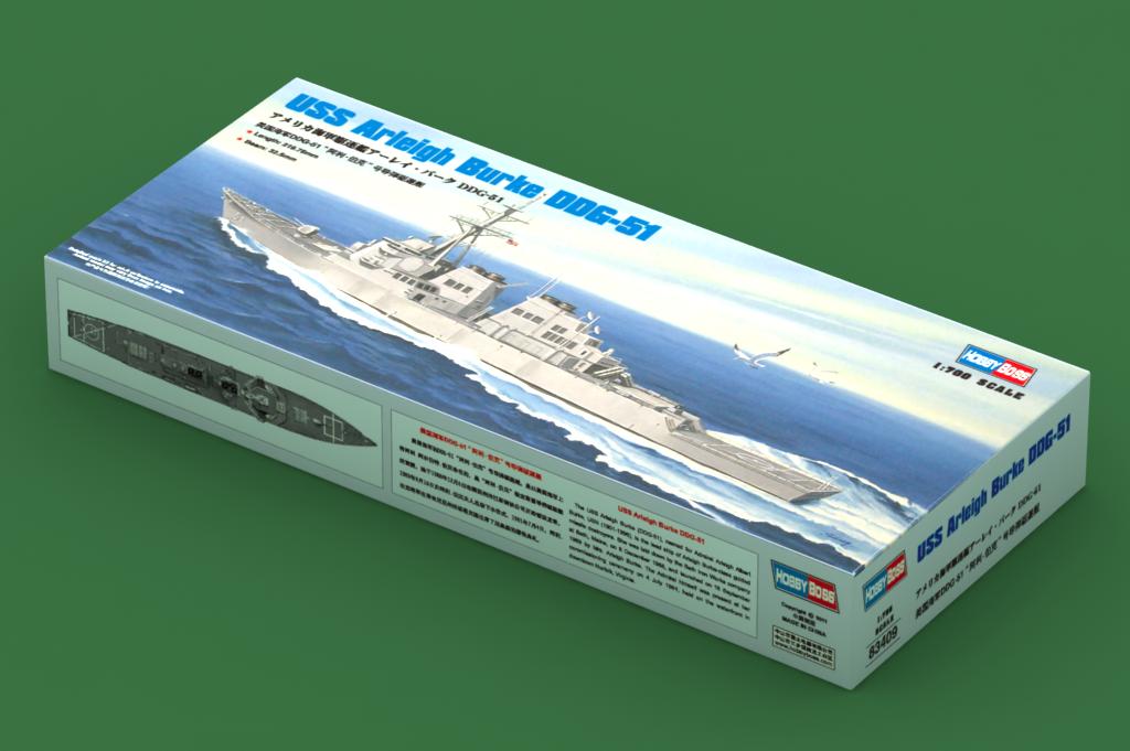 HobbyBoss  1/700 ARLEIGH BURKE DDG-51 Plastic Model