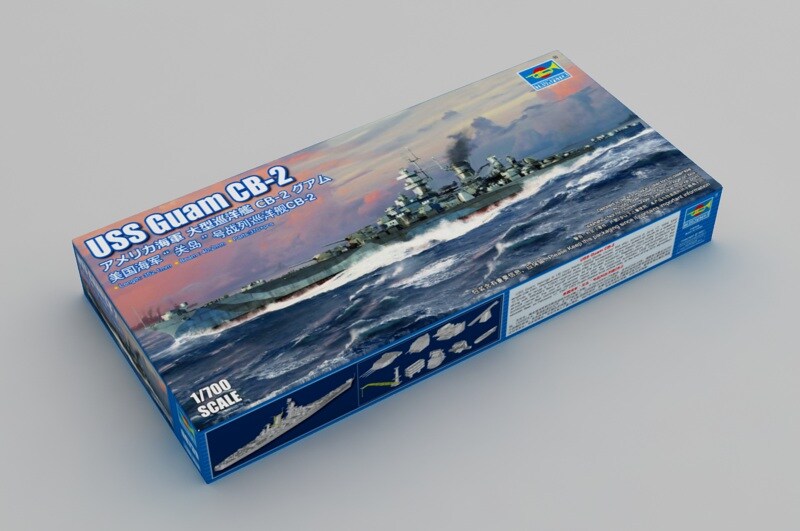 Trumpeter  1/700 USS GUAM CB-2 1:700 Plastic Model