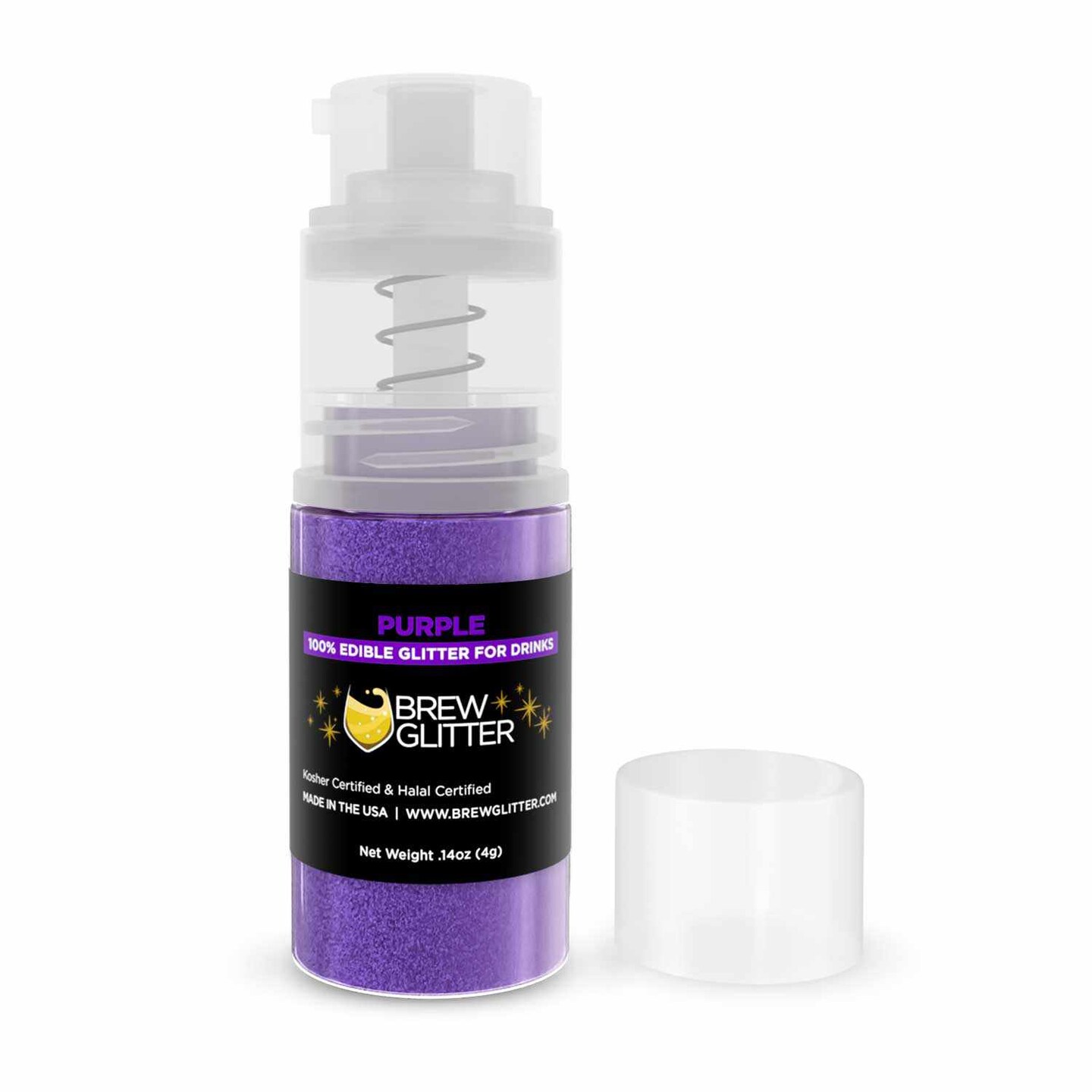 Purple Drink Glitter Edible Glitter Spray for Drinks, Beverages