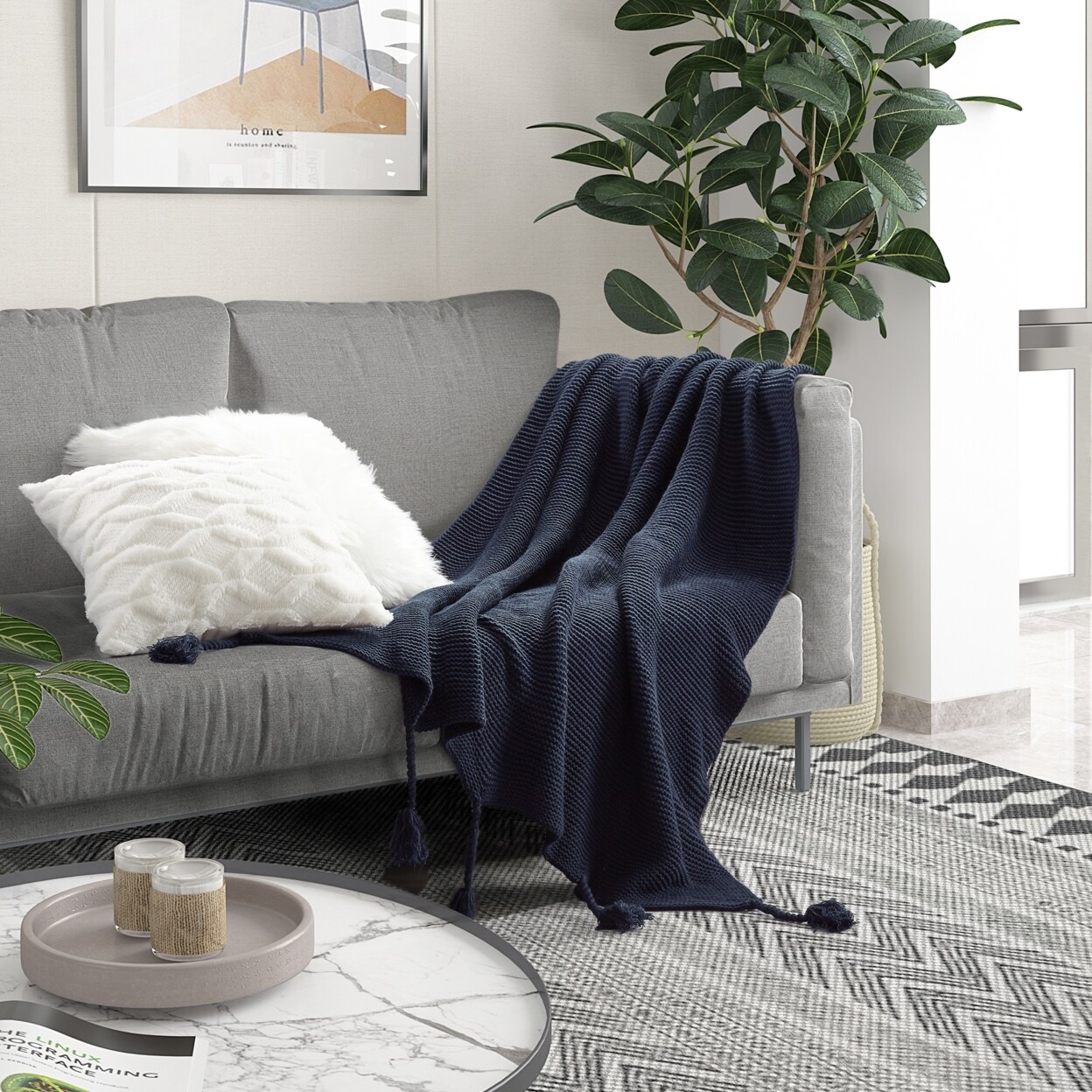 Cozy discount tyme throw