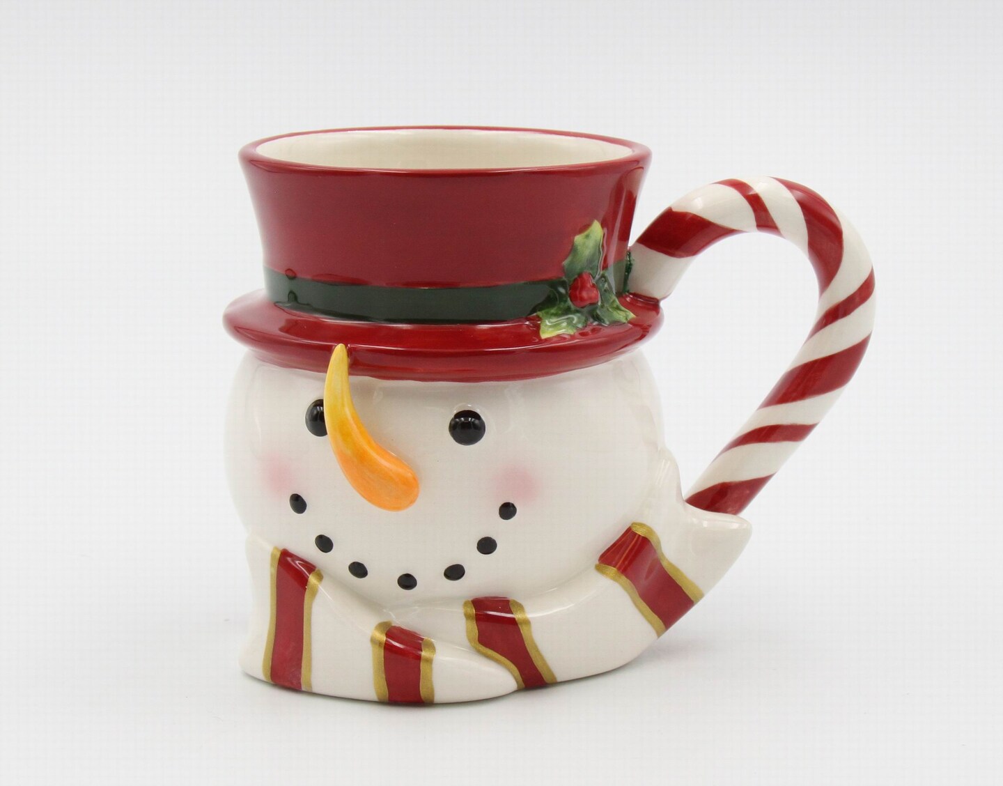 Ceramic Christmas Snowman Coffee Mug (Set of 2), Home D&#xE9;cor, Gift for Her, Gift for Mom, Kitchen D&#xE9;cor, Christmas D&#xE9;cor