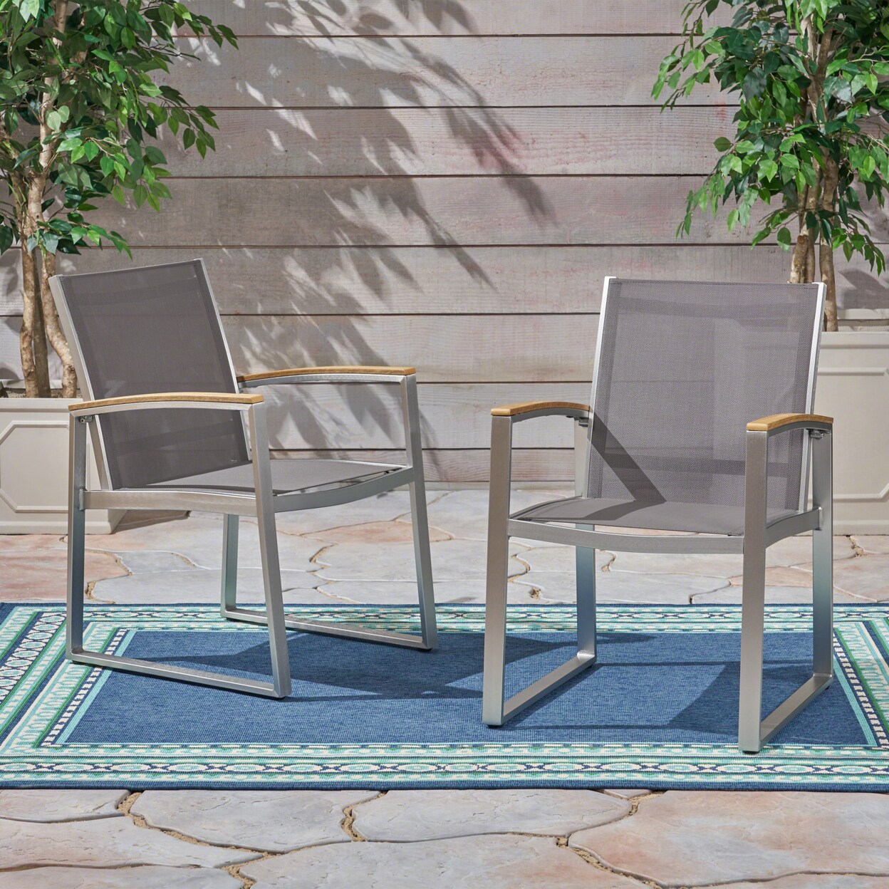 GDFStudio Aubrey Patio Dining Chairs