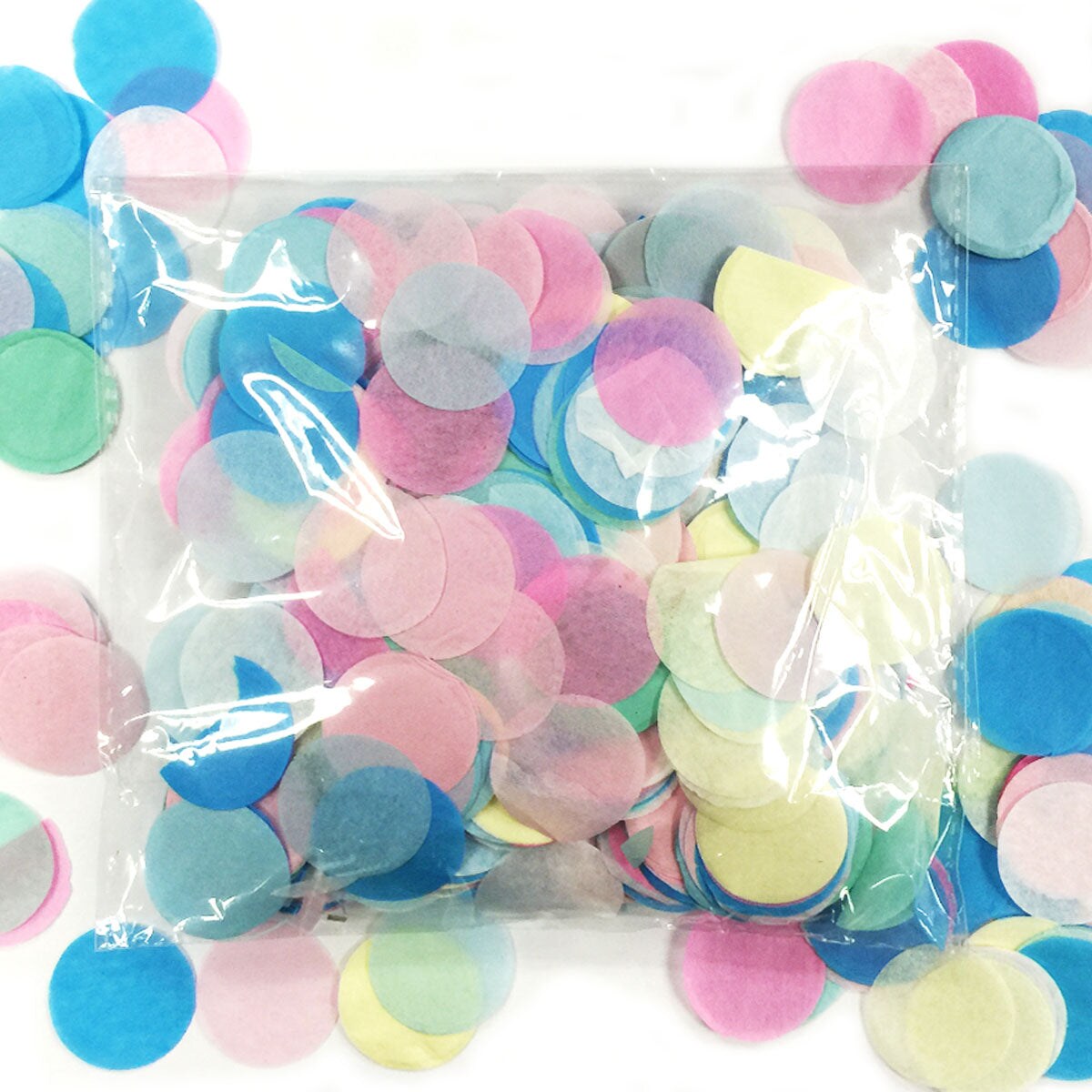 Wrapables 1&#x22; Round Tissue Confetti Party Decorations