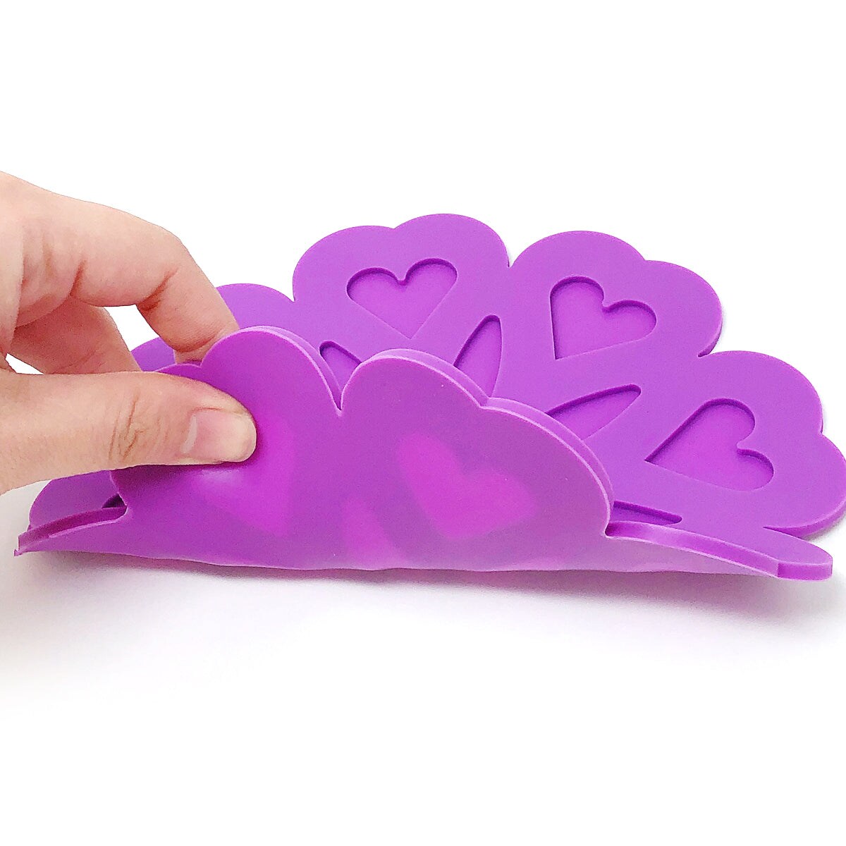 Wrapables® Silicone Pot Holders, Multi-use Durable Flexible Non-Slip Insulated Silicone Trivet (Set of 4)