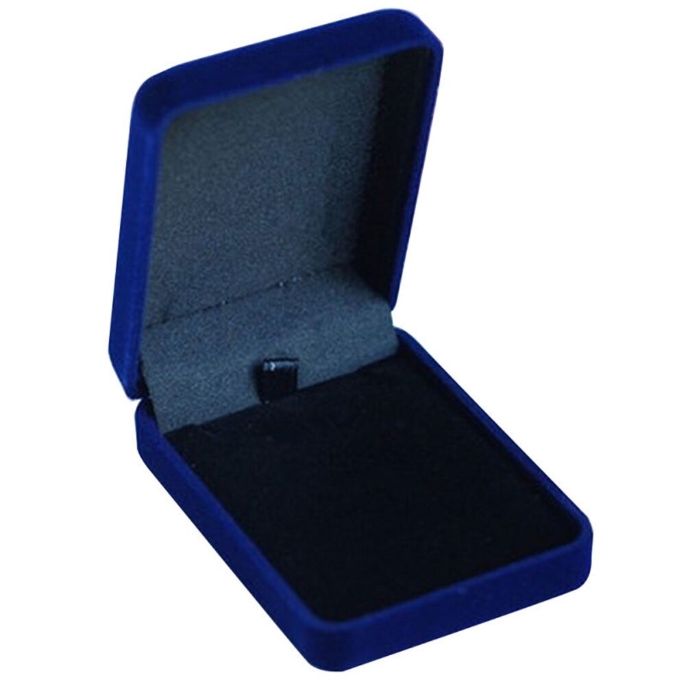 Velvet Necklace Jewelry Container Gift Display Box Ring Bracelet Storage Case