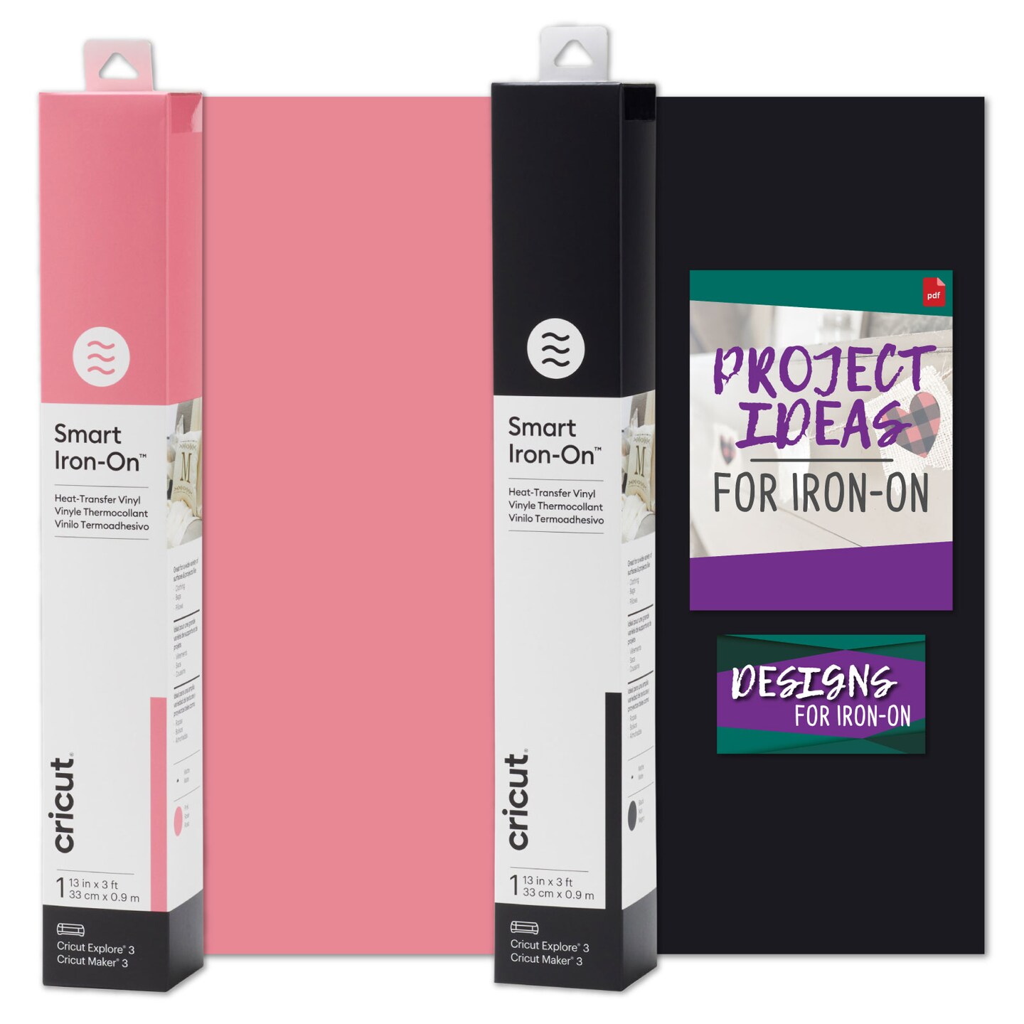 Cricut Smart Iron-On HTV Black and Pink Bundle | Michaels