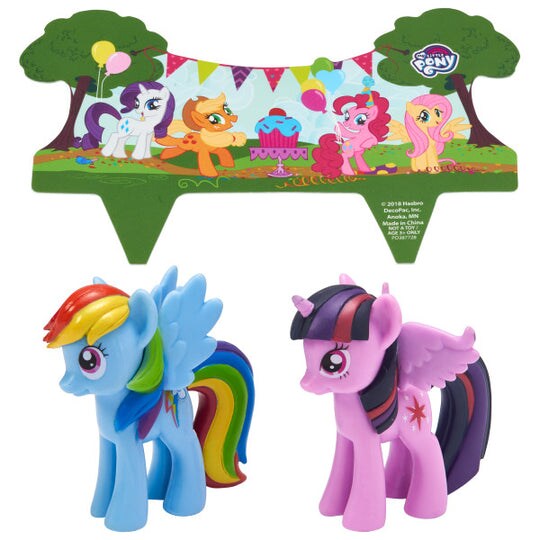 My Little Pony It&#x27;s a Pony Party! DecoSet&#xAE; Cake Decoration