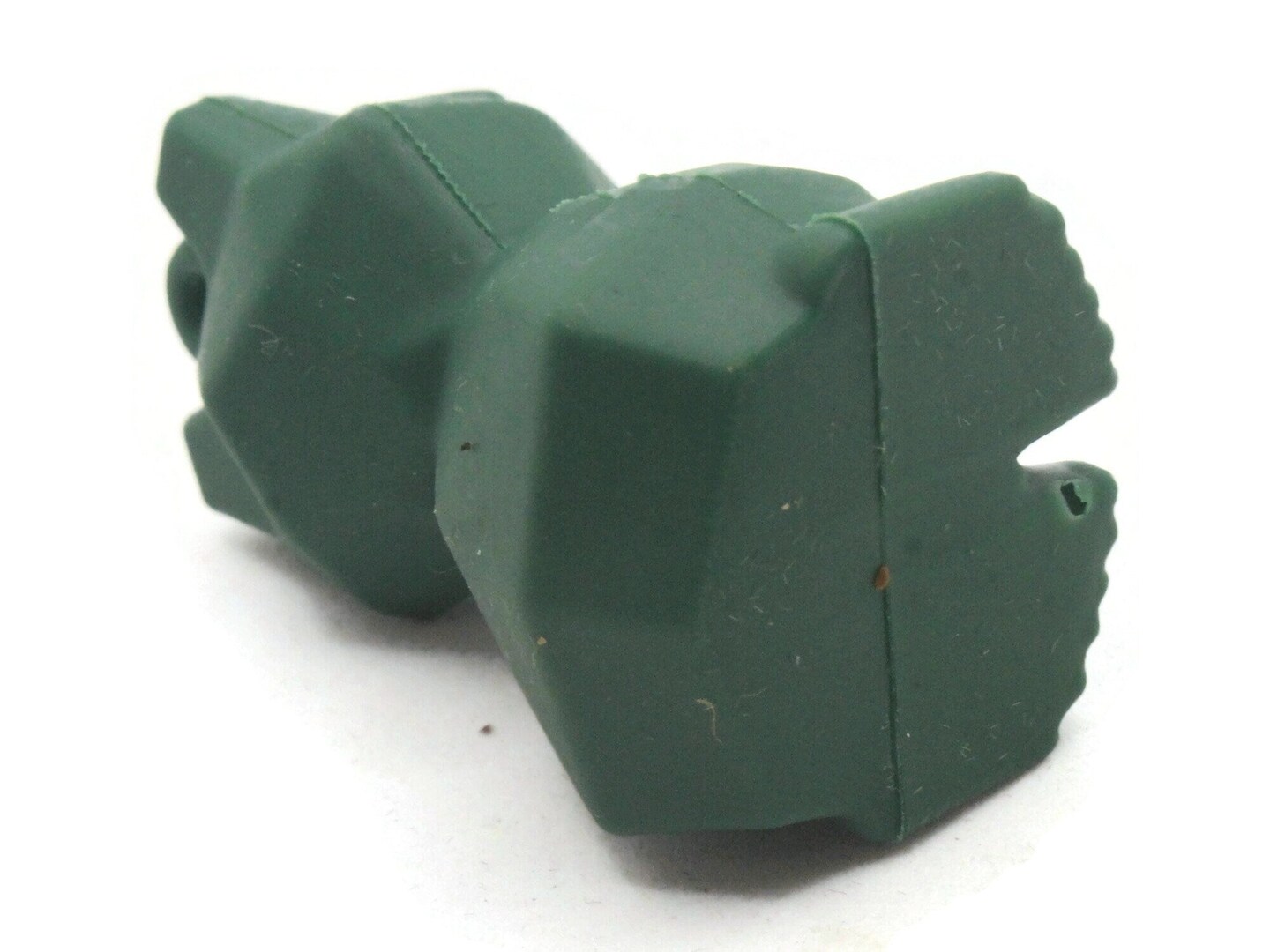 46mm Green Faceted Frog PVC Plastic Animal Pendants Miniature Animal Charms