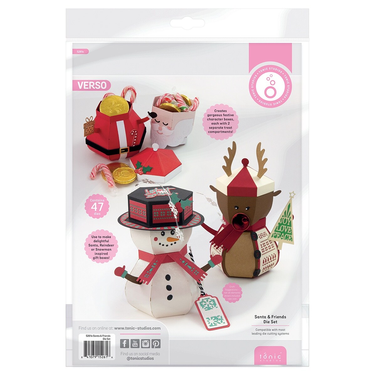 Tonic Studios Die Set-Santa &#x26; Friends