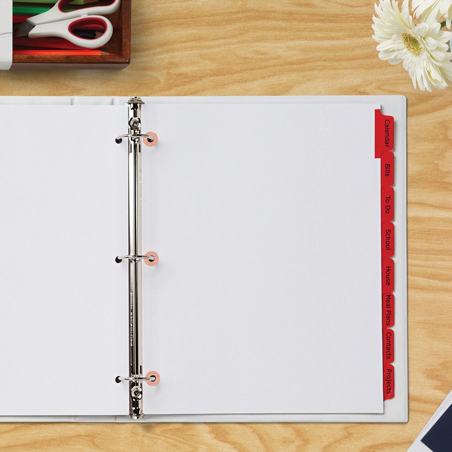 Avery Reinforcement Labels, 1/4" Diameter, Permanent Adhesive, Assorted Metallic Colors, Non-Printable, 12 Packs, 3,360 Page Reinforcement Stickers (21920)