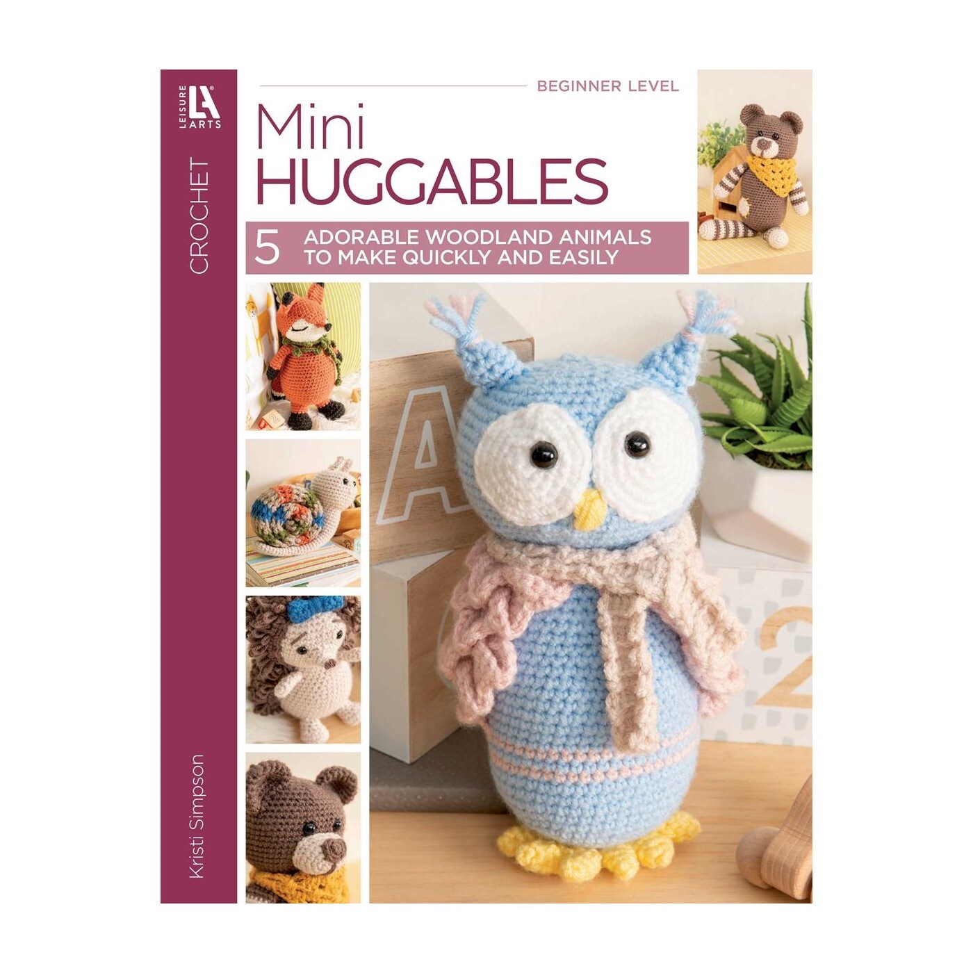 Leisure Arts Mini Huggables Crochet Book