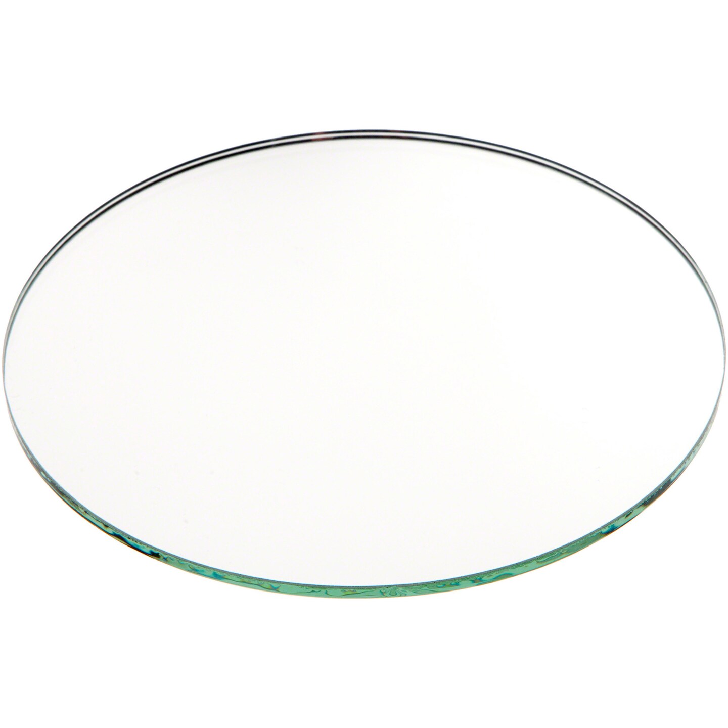 Plymor Round 3mm Non-Beveled Glass Mirror, 5 inch x 5 inch