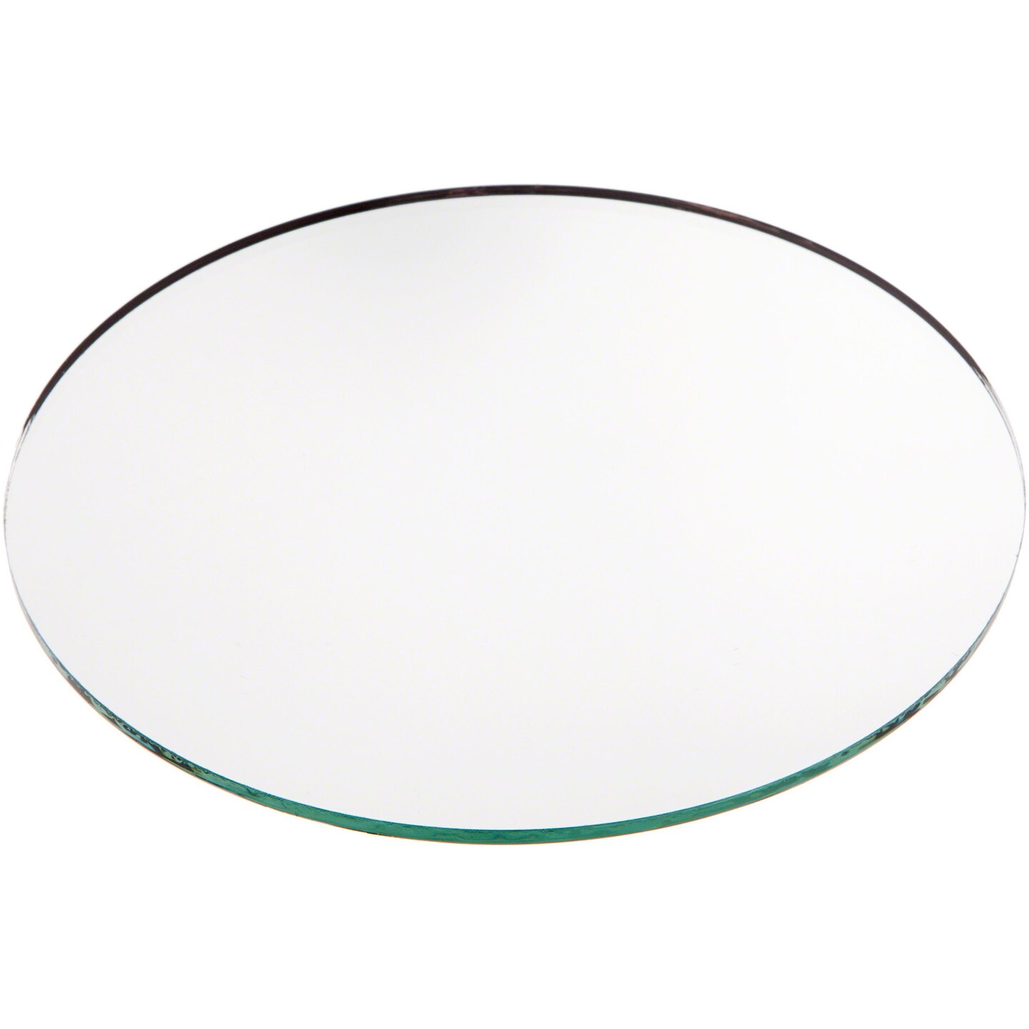 Plymor Round 3mm Non-Beveled Glass Mirror, 6 inch x 6 inch