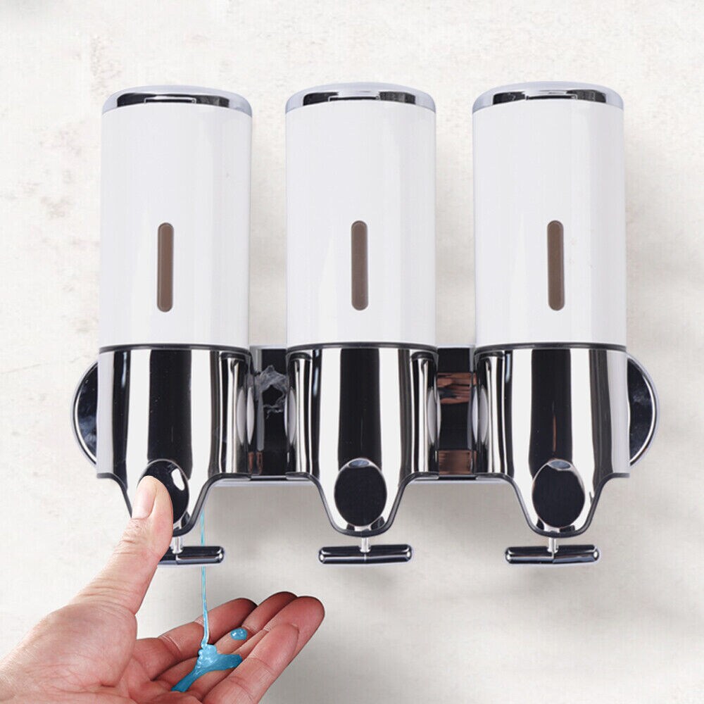 Kitcheniva Wall Mounted Bathroom Soap Shampoo Pump Dispenser