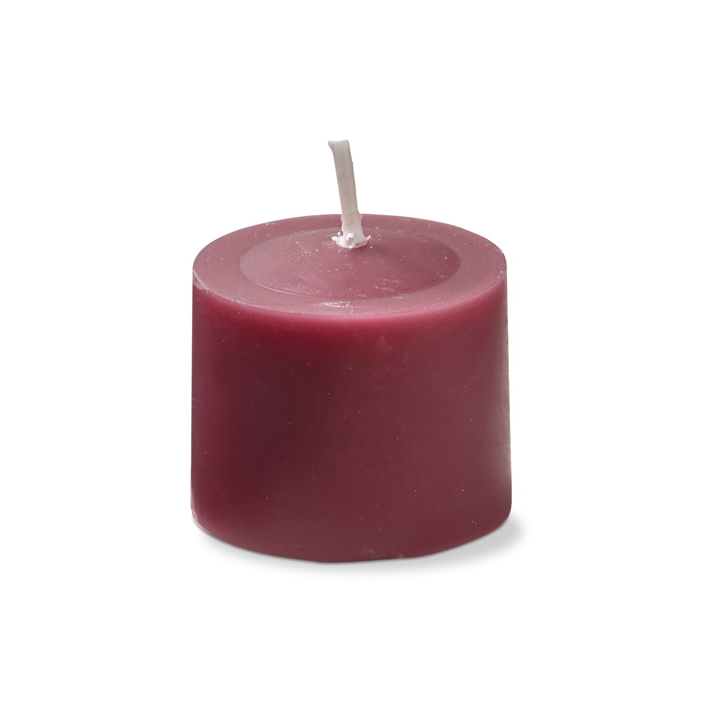 Color Studio Votive Candles Set of 12 Plum Smokeless Paraffin Wax Burn Time 5 Hrs.