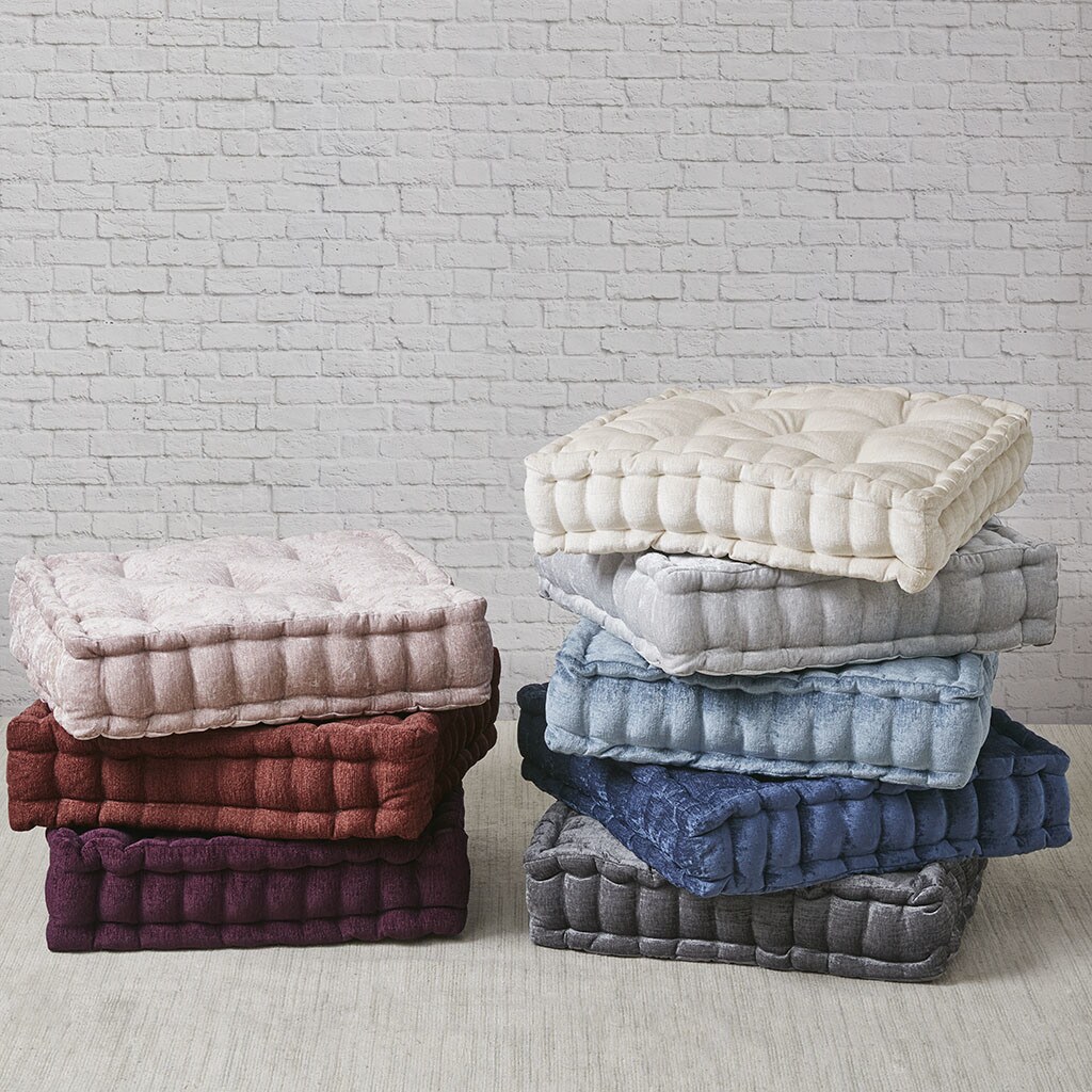 Poly Chenille Lounge Floor Pillow Cushion
