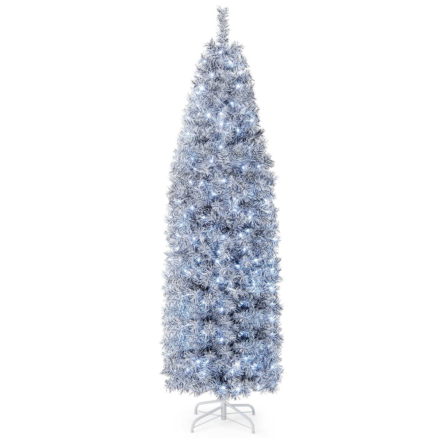 Pre-Lit Artificial Christmas Tree with 250 Cool-LED Lights