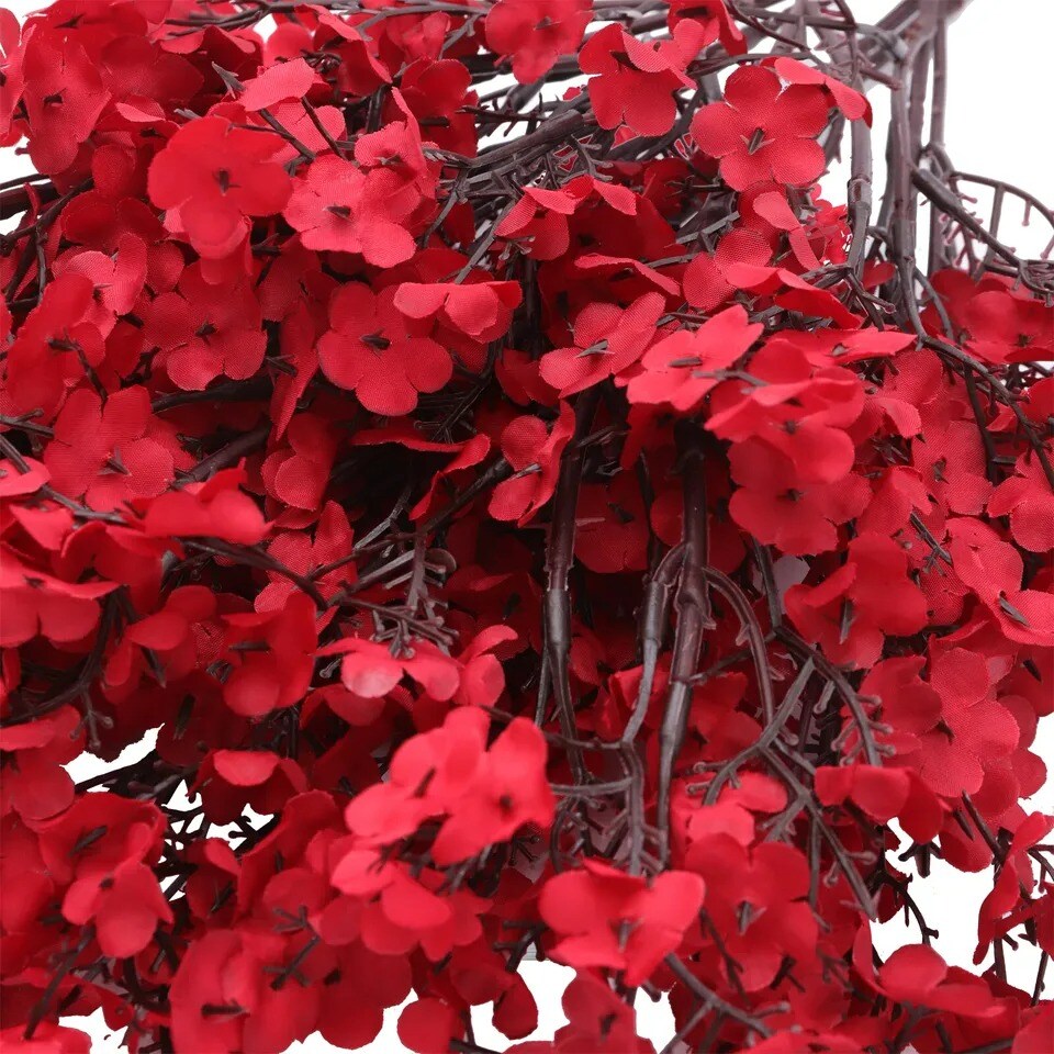 6pcs Artificial Flowers Outdoor Fake Plastic Plants Party Wedding Home Decor