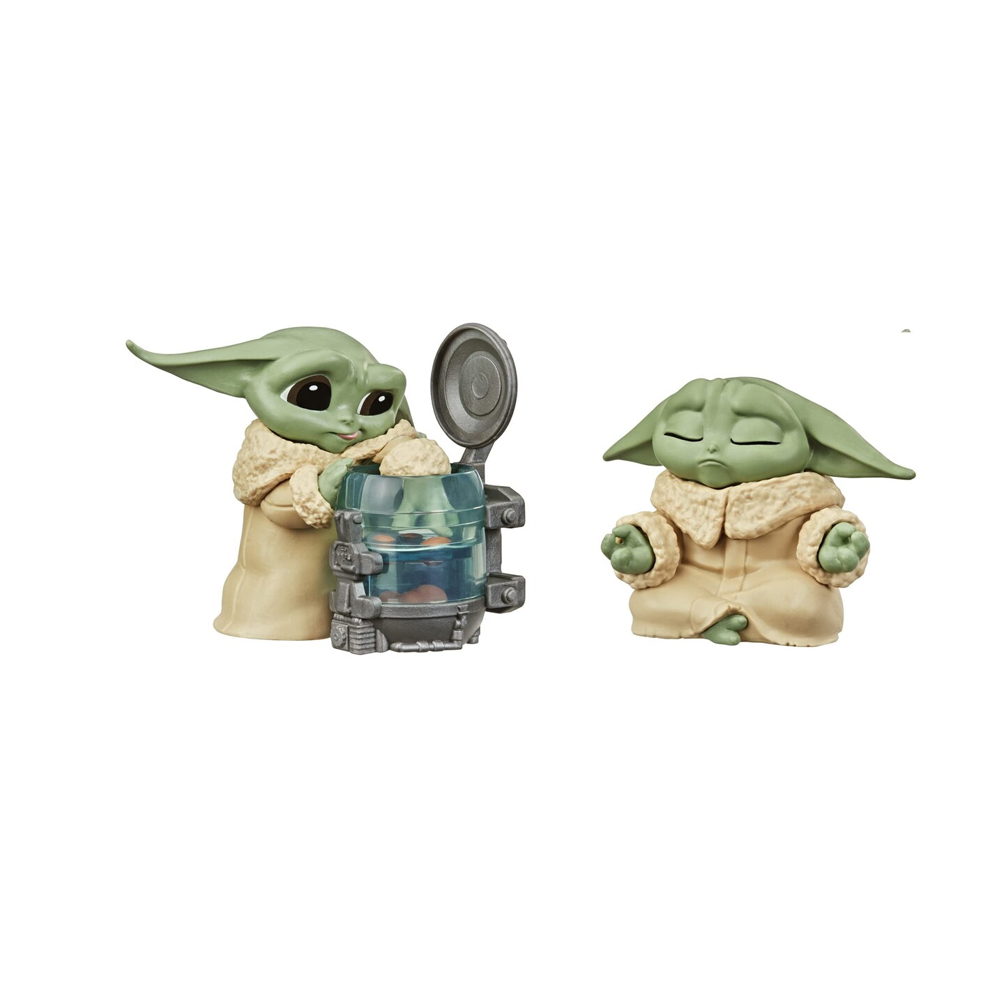Star Wars The Bounty Collection Series 3 The Child Collectible Figures 2.25-Inch-Scale Curious Child, Meditation Posed Toys 2-Pack, Ages 4 and Up , Green