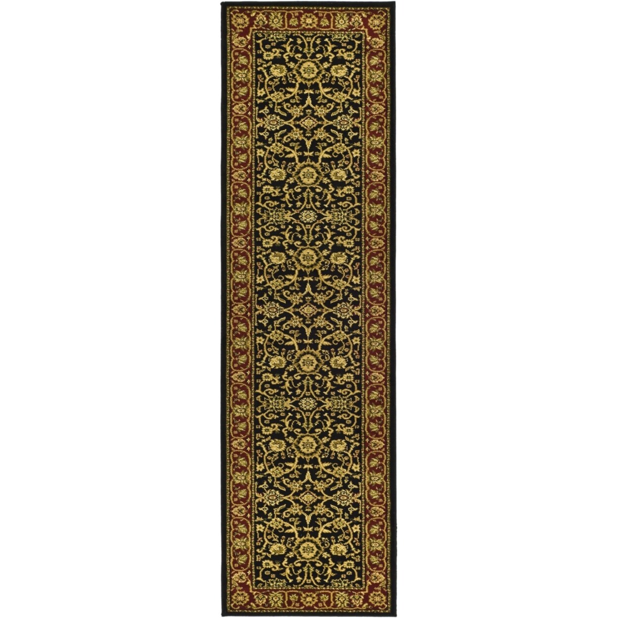 Safavieh   Lyndhurst LNH212G Black / Red Rug