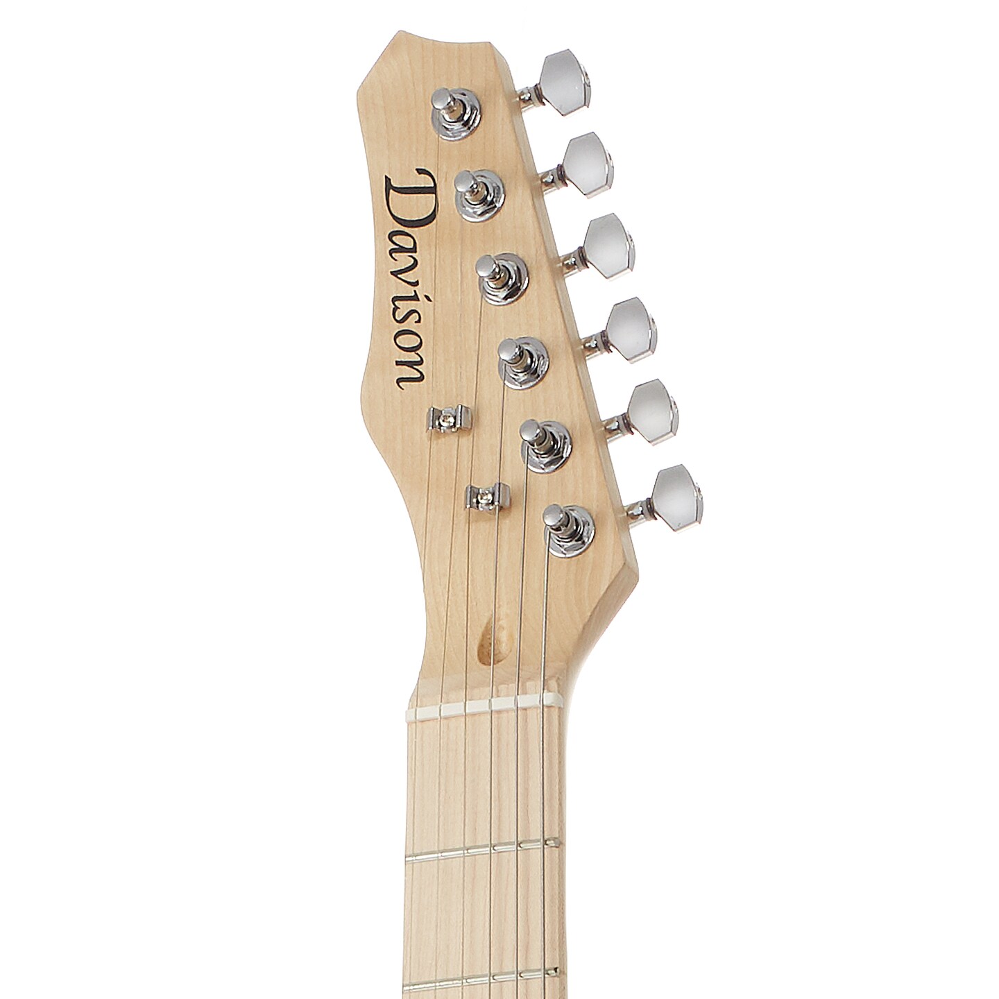 Davison Guitars Left Handed Electric Guitar with 10-Watt Amp - Full Size Beginner Kit with Gig Bag and Accessories