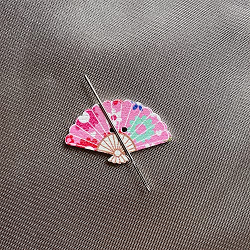 4 Pieces Fan Needle Minders, Magnetic Needle Nanny, Cross Stitch Embroidery Needlework Accessories