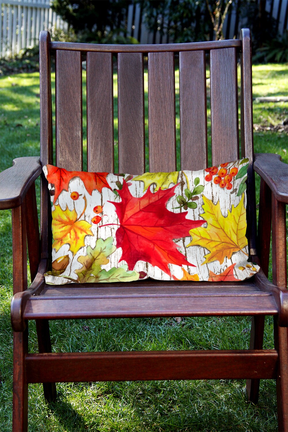 Falling Leaves Decorative Fall Indoor/Outdoor Pillow Cover (set of 2)
