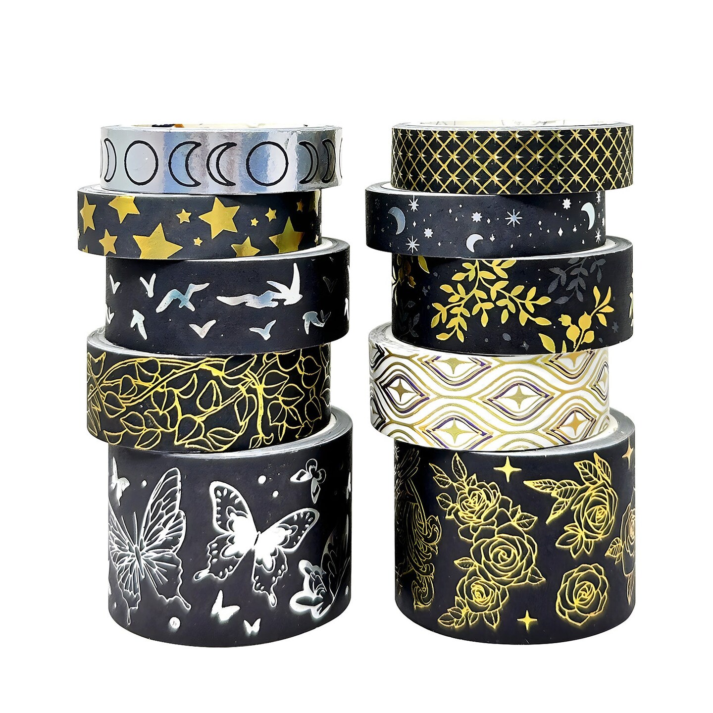 Silver & Black Glitter Tape by Recollections™