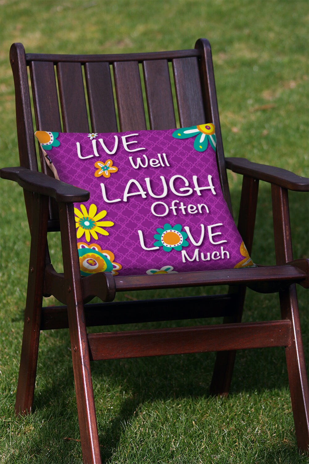 Live Laugh Love Decorative Live Laugh Love Indoor/Outdoor Pillow Cover (set of 2)