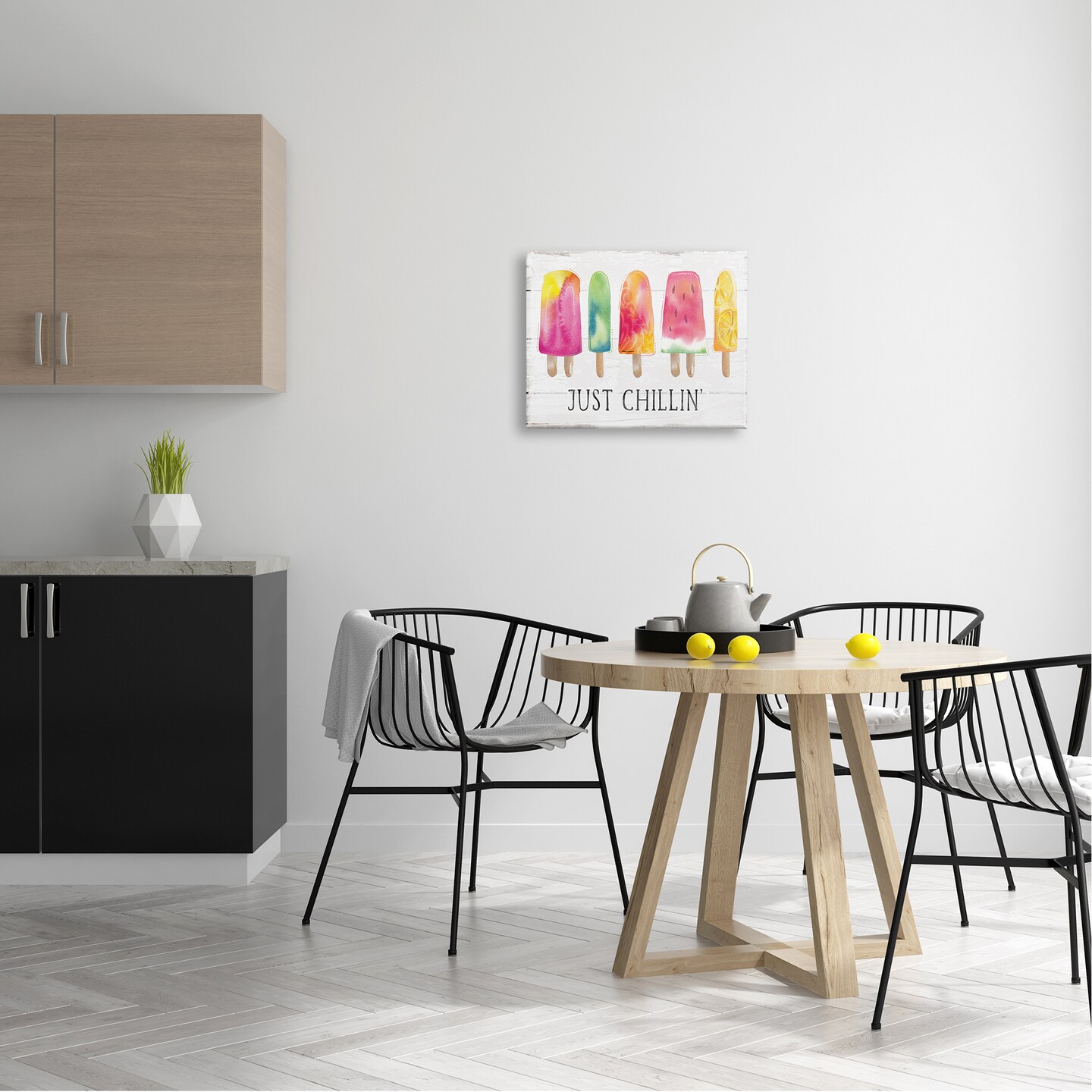 Stupell Industries Just Chillin&#x27; Ice Cream Canvas Wall Art