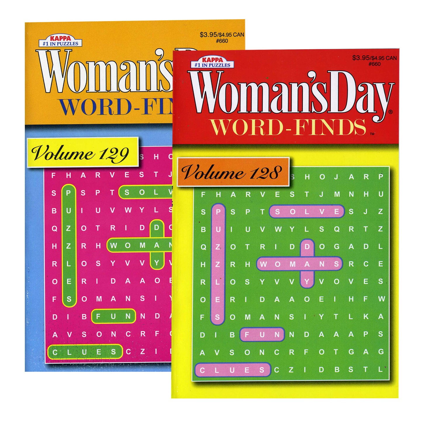 KAPPA Woman&#x27;s Day Word Finds Puzzle Book-Digest Size