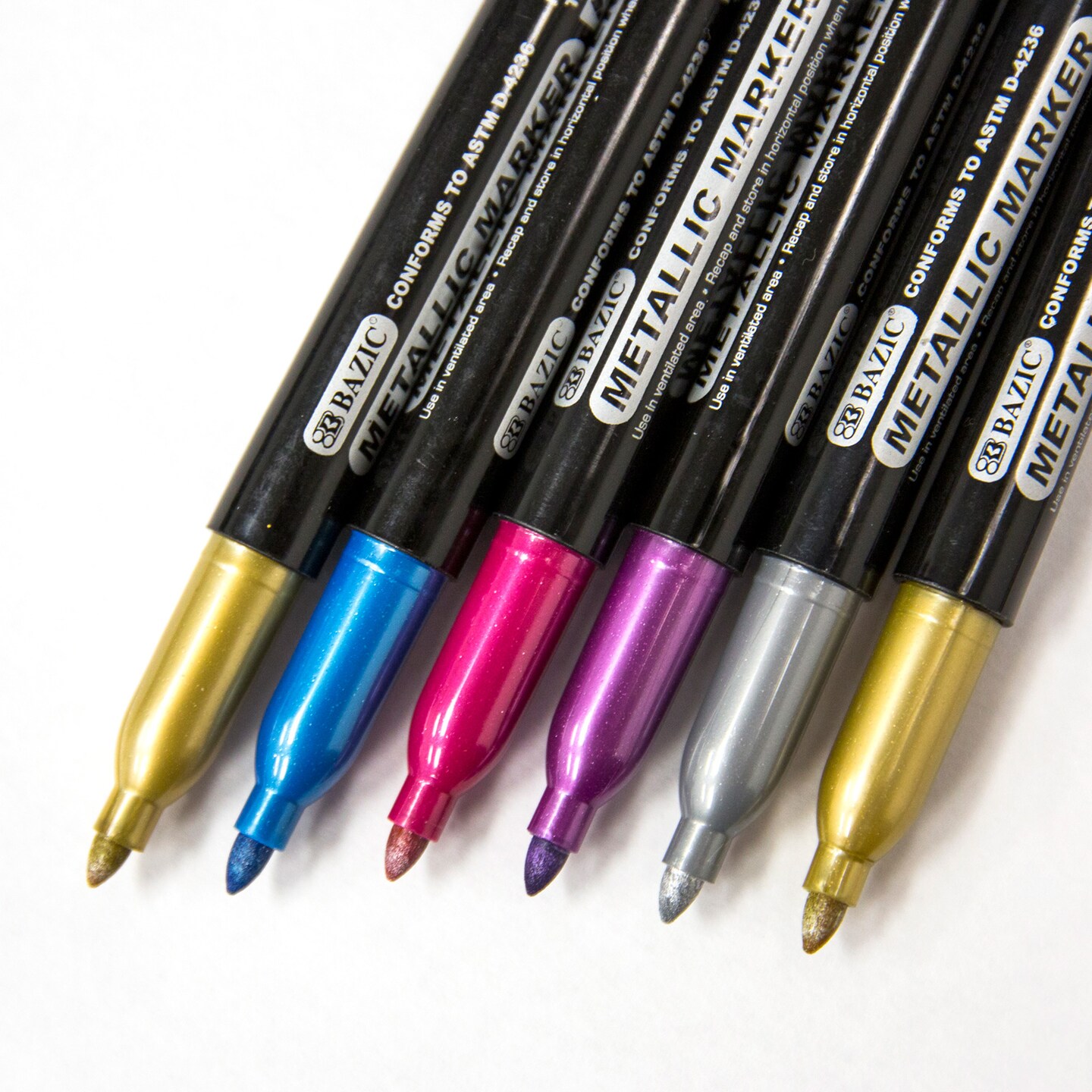 BAZIC 6 Metallic Markers