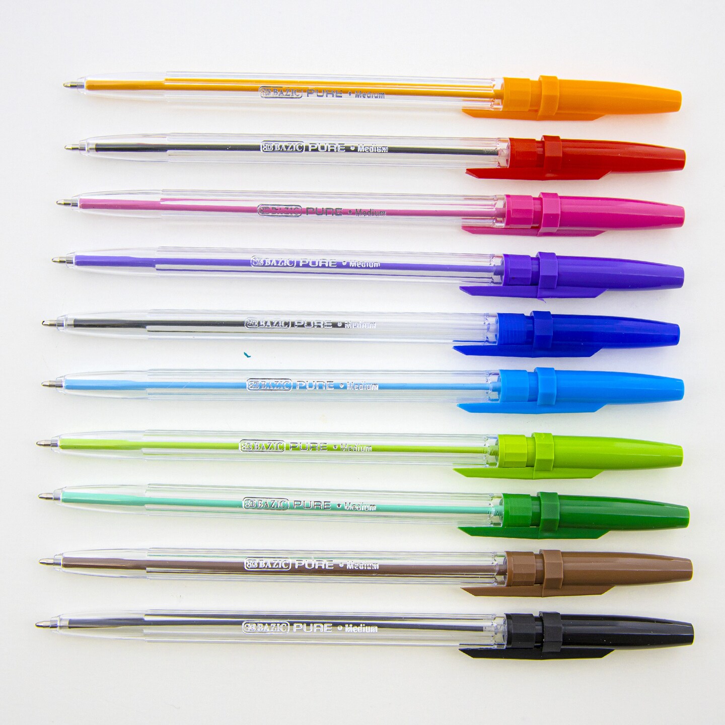 BAZIC 10 Pure Neon Color Stick Pen