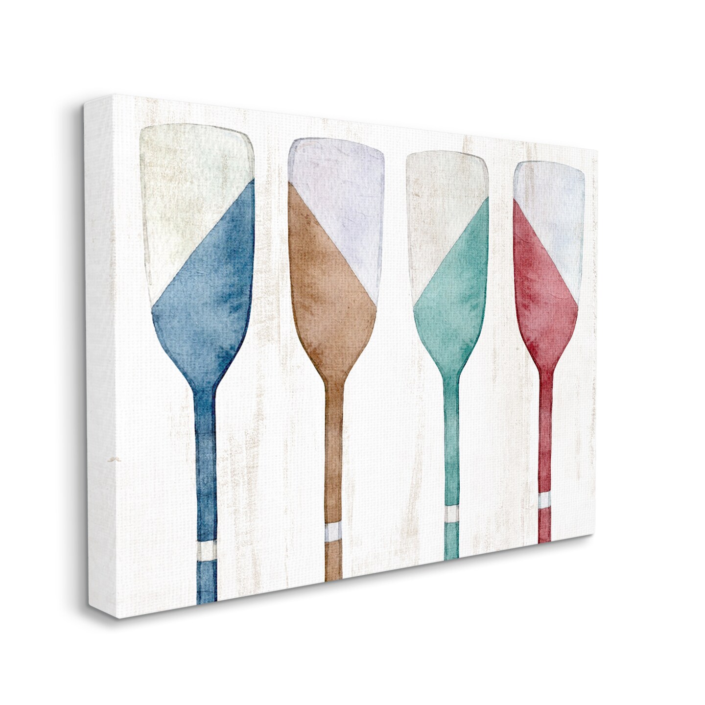 Stupell Industries Rustic Boat Oars Canvas Wall Art