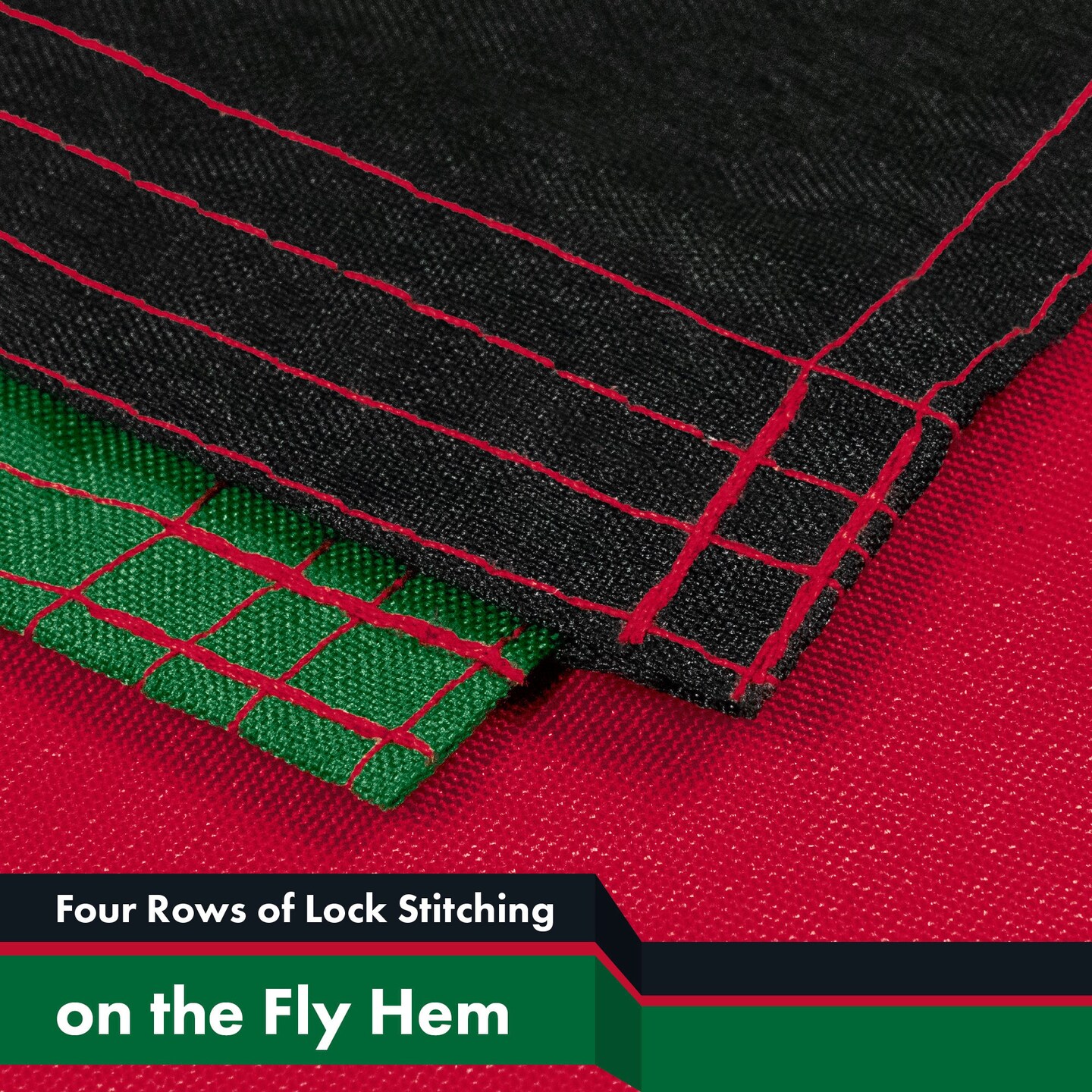 G128 5 Pack: Kenya (Kenyan) Flag | 3x5 feet | Printed 150D Indoor/Outdoor, Vibrant Colors, Brass Grommets, Quality Polyester, Much Thicker More Durable Than 100D 75D Polyester