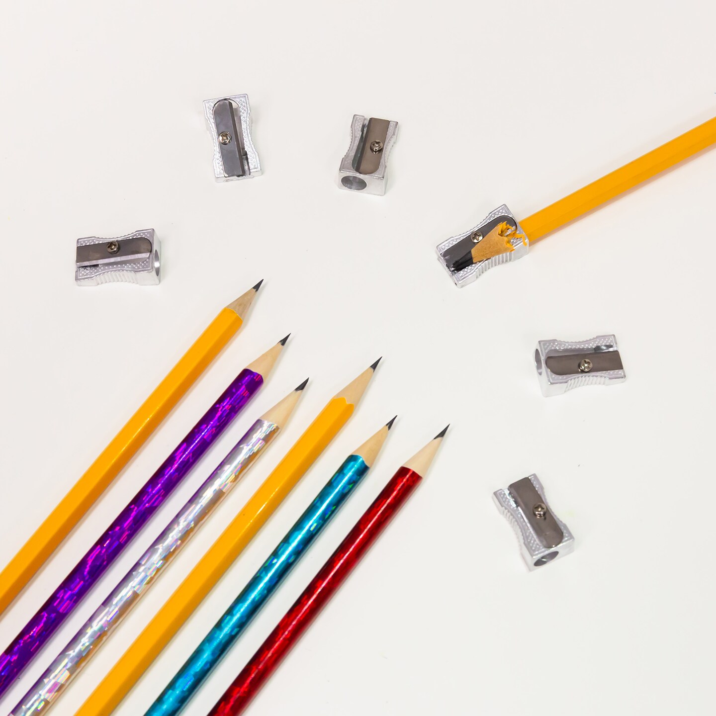 BAZIC Single Hole Metal Pencil Sharpener (6/Pack)