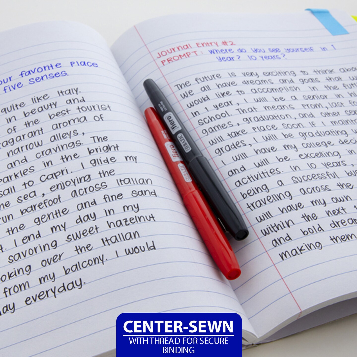 BAZIC Composition Book C/R Chevron 100 Ct.