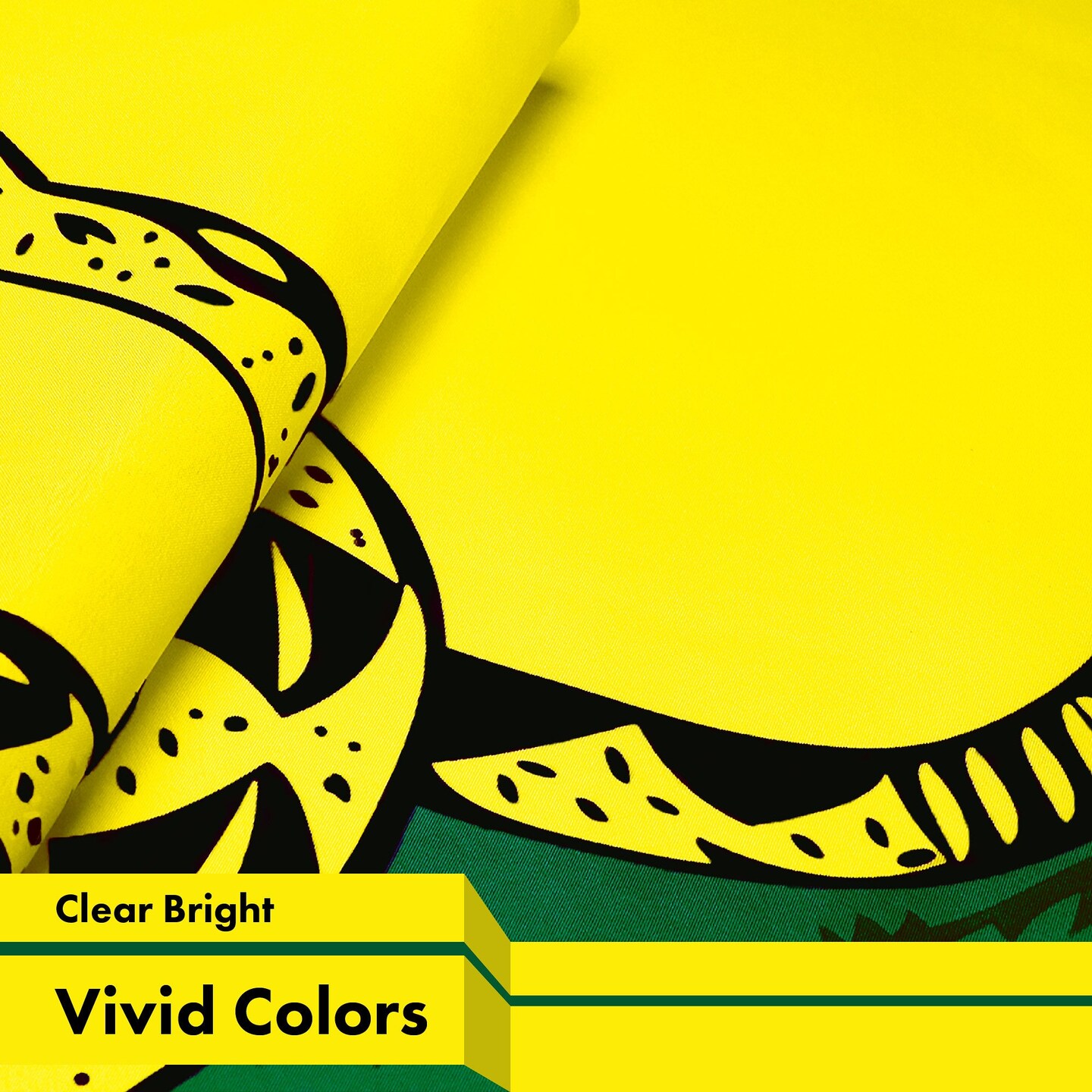 G128 Gadsden Don&#x27;t Tread On Me Flag | 3x5Ft | LiteWeave Pro Printed 150D Polyester, 4 Corner Brass Grommets | Historical Flag, Vibrant Colors, Perfect For Balcony, More Durable Than 100D 75D Polyester