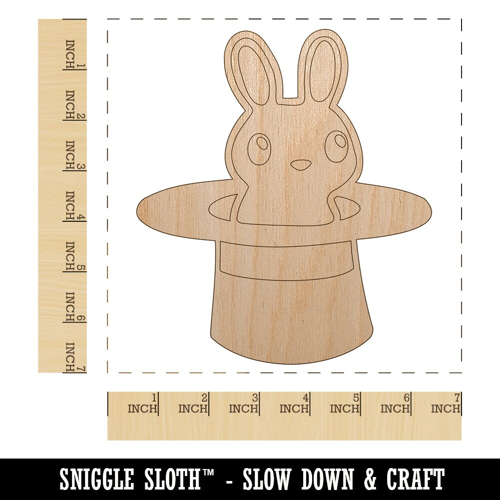 Bunny Rabbit Unfinished Wood Cutout Easter Holiday Decor DIY Make